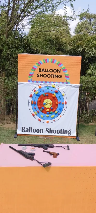 Carnival shooting game arranged for a Goa celebration