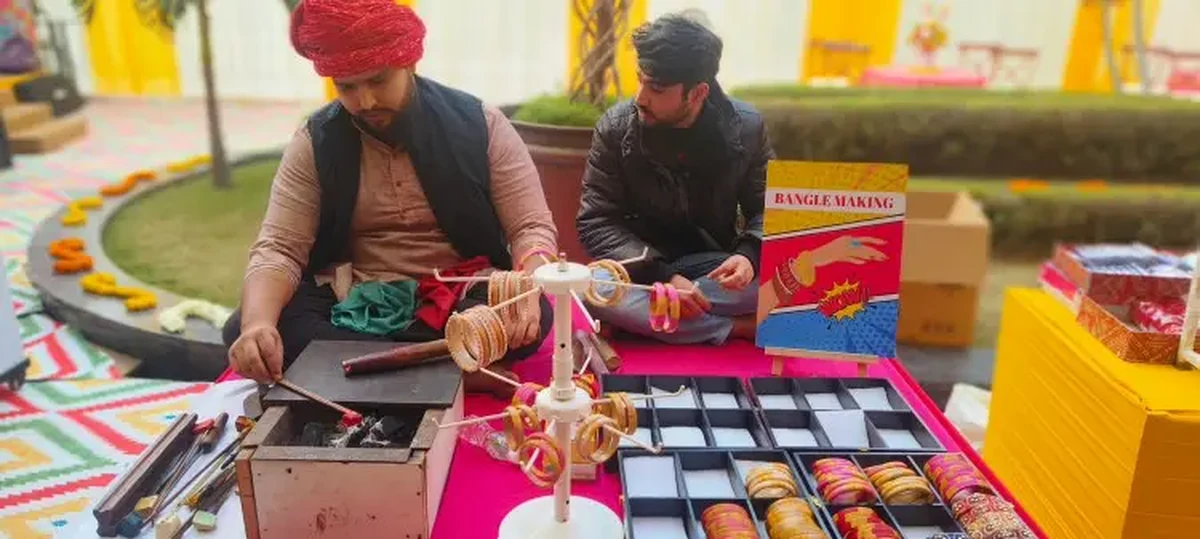 Bangle & Churi Stall activity for events in Gurgaon
