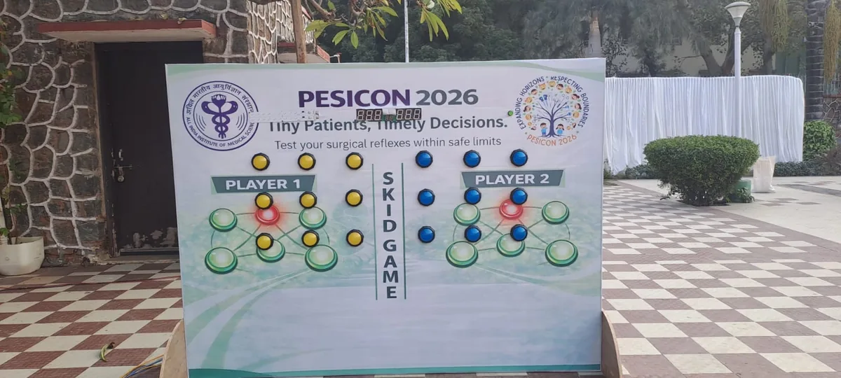 Batak Pro skill game board prepared for guests at an event in Goa