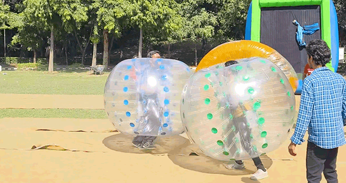  body zorbing Agra, body zorbing rental, zorbing ball rental Agra, party entertainment Agra, corporate event activities Agra, birthday party games, wedding entertainment ideas, school event fun activities, college event zorbing Agra