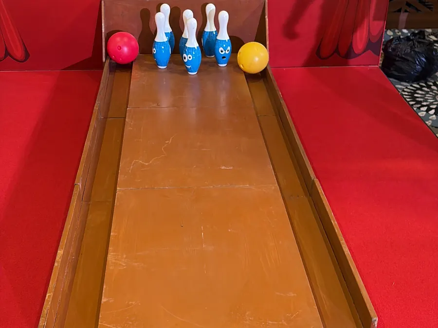 Bowling Alley Game setup prepared for an event in Gurgaon