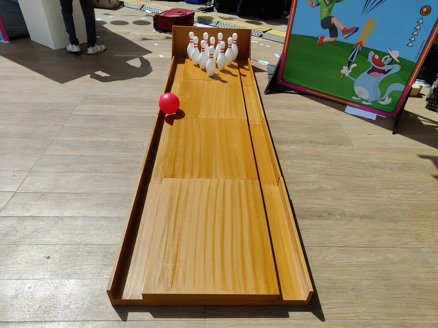 Bowling Alley Game game zone ready for guest engagement in Gurgaon