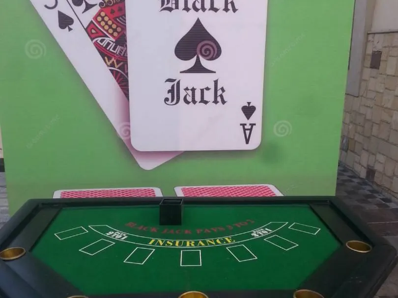 Event-ready casino table game setup by Page One Memories in Goa