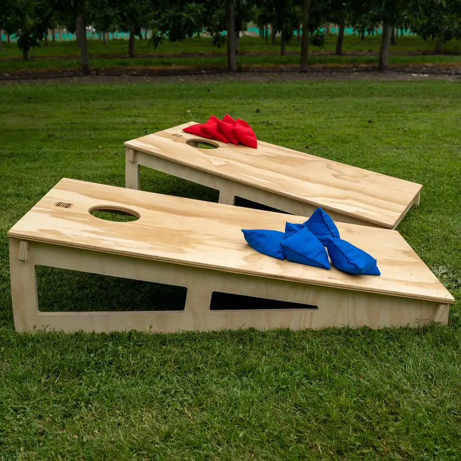 Cornhole Game setup prepared for an event in Gurgaon