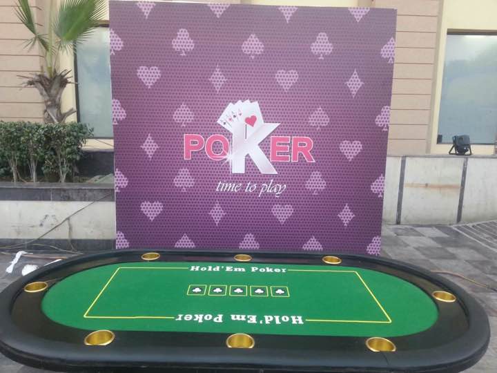 Poker casino table setup for Chandigarh events Poker casino table setup for Chandigarh events