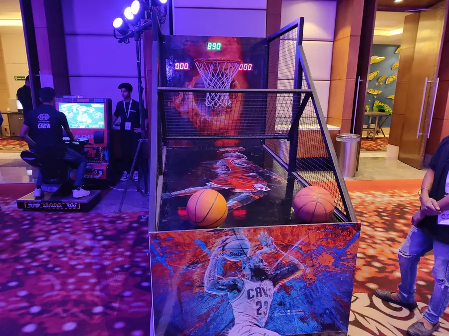 Electronic Basketball Game rental setup for parties and corporate events in Goa