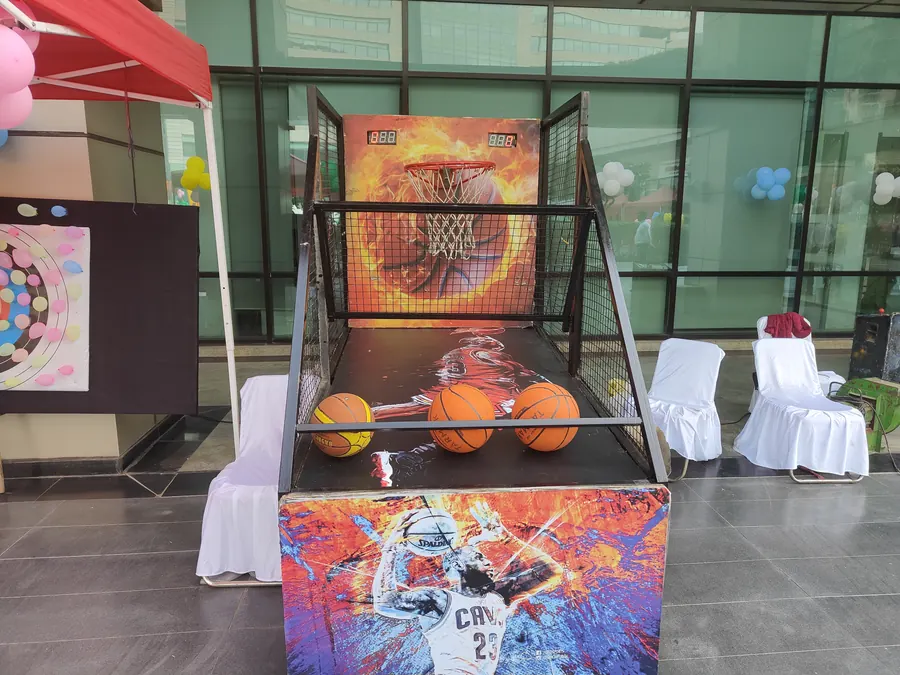 Electronic Basketball Game game zone ready for guest engagement in Goa