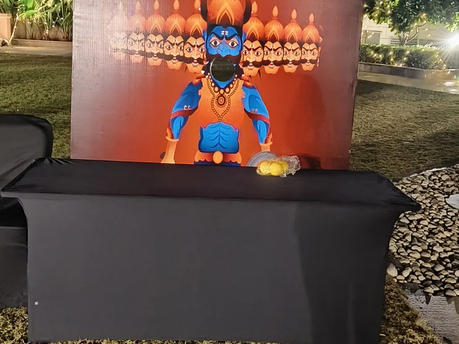 Feed the Character Game rental setup for parties and corporate events in Goa