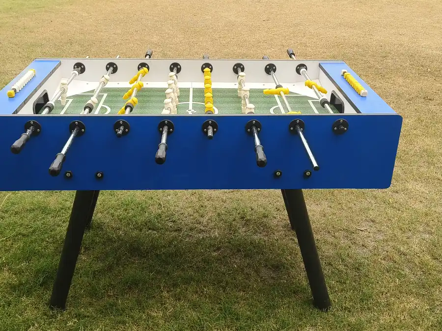 Guests enjoying foosball table during a Goa celebration
