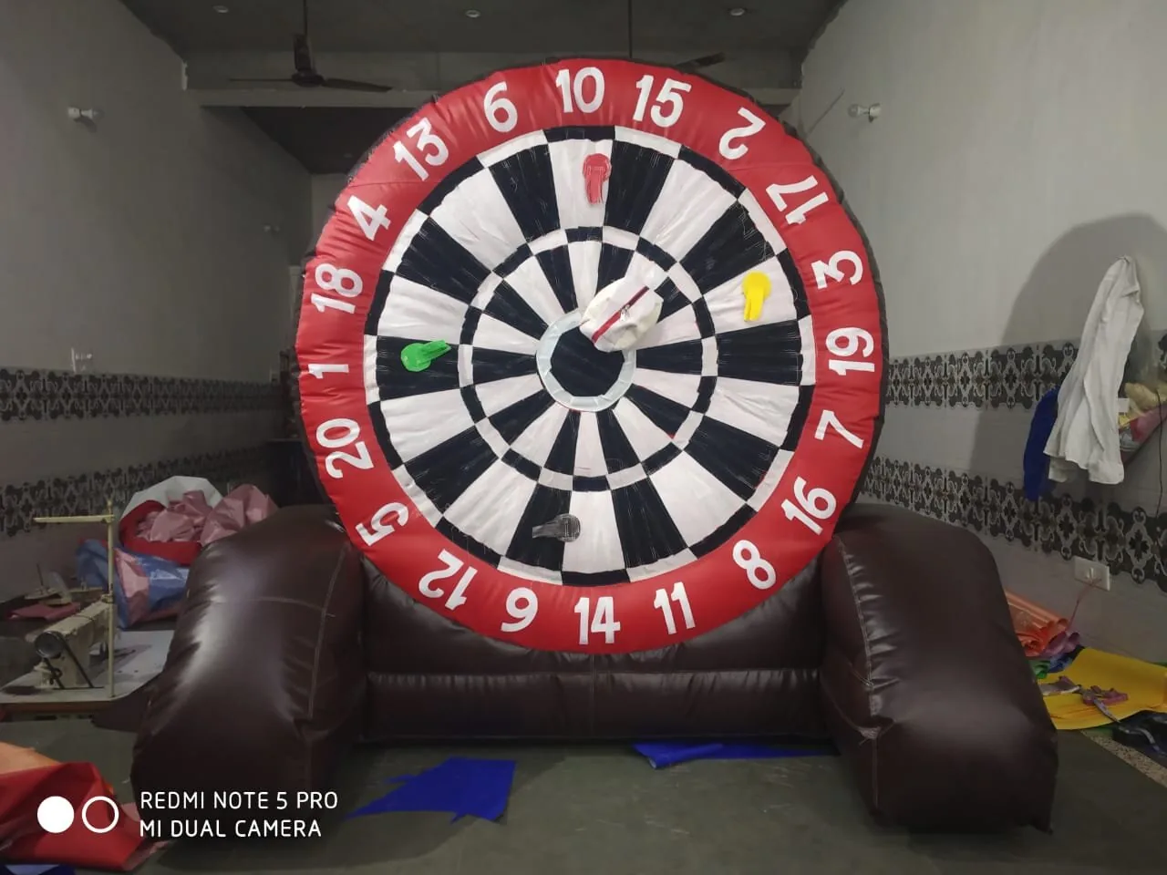 Close view of an inflatable Foot Dart target available in Noida