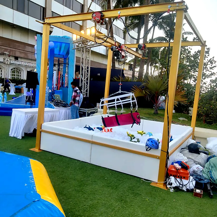 Human toy claw activity setup in Goa