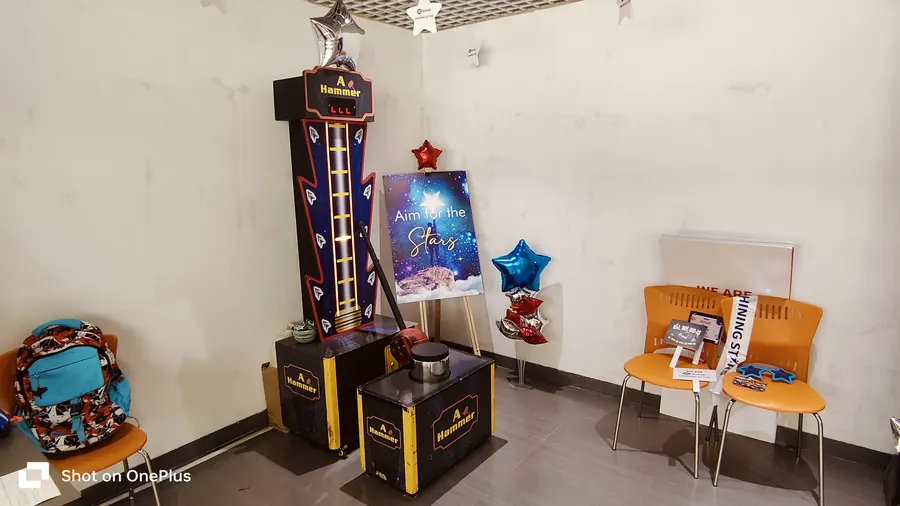 Hammer Arcade Game game zone ready for guest engagement in Goa