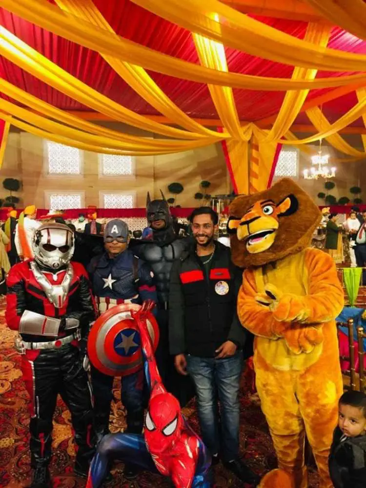 Costume Character (Live Character) artist service for events in Jaipur