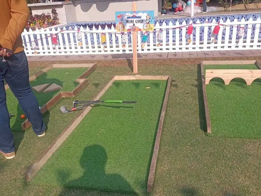 Mini Golf Game rental setup for parties and corporate events in Goa