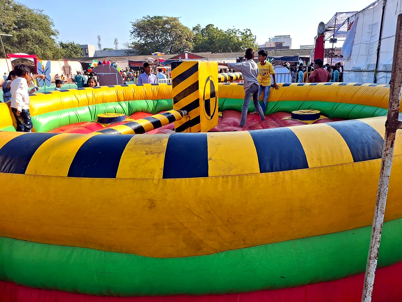 Meltdown inflatable game rental in Mumbai
