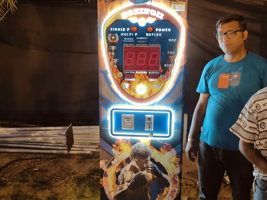 Power Punch Arcade Game game zone ready for guest engagement in Goa