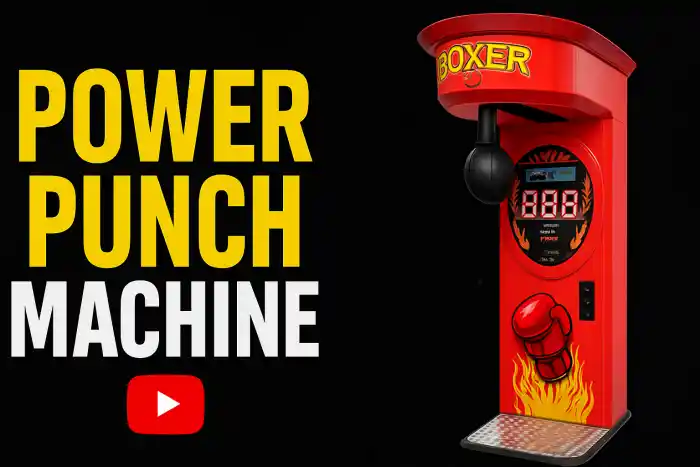 arcade game rental Gurgaon, power punch machine, punch strength machine, punch force machine, arcade punch rental, boxing game hire Gurgaon