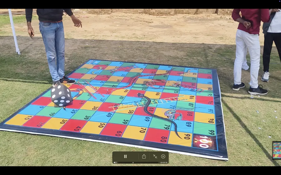 Snake and Ladder Game game zone ready for guest engagement in Goa