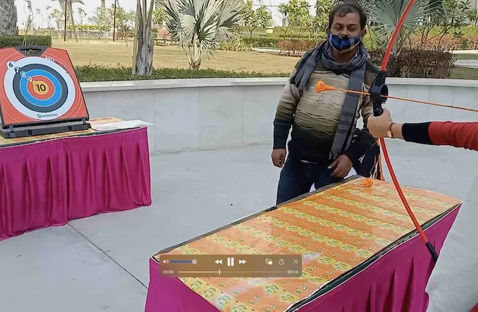 Soft Archery Game rental setup for parties and corporate events in Kanpur