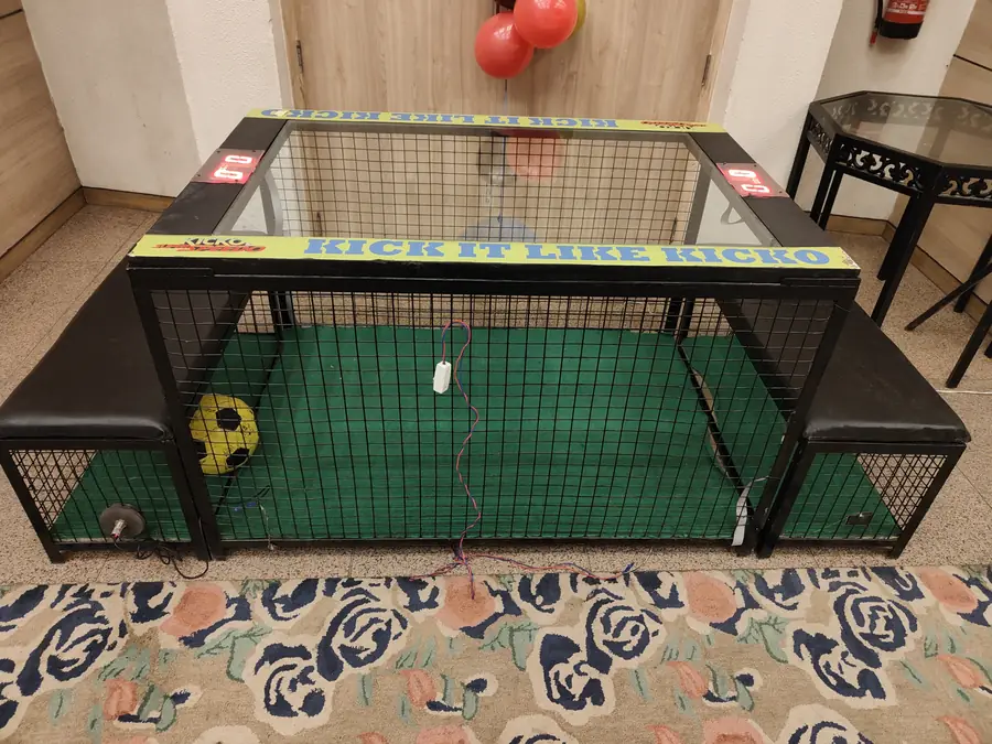 Guests enjoying subsoccer game during a Goa celebration