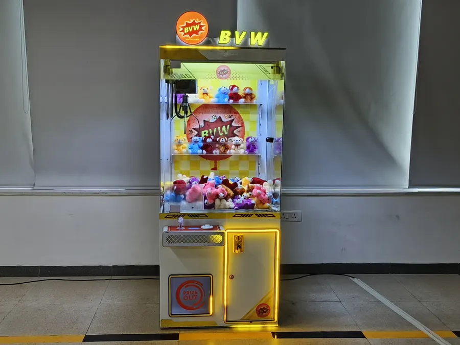 Toy Claw Machine game zone ready for guest engagement in Delhi