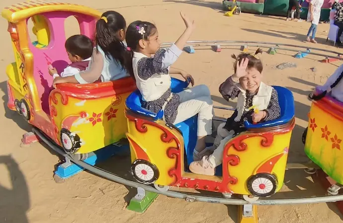 Train Ride rental setup for parties and corporate events in Goa