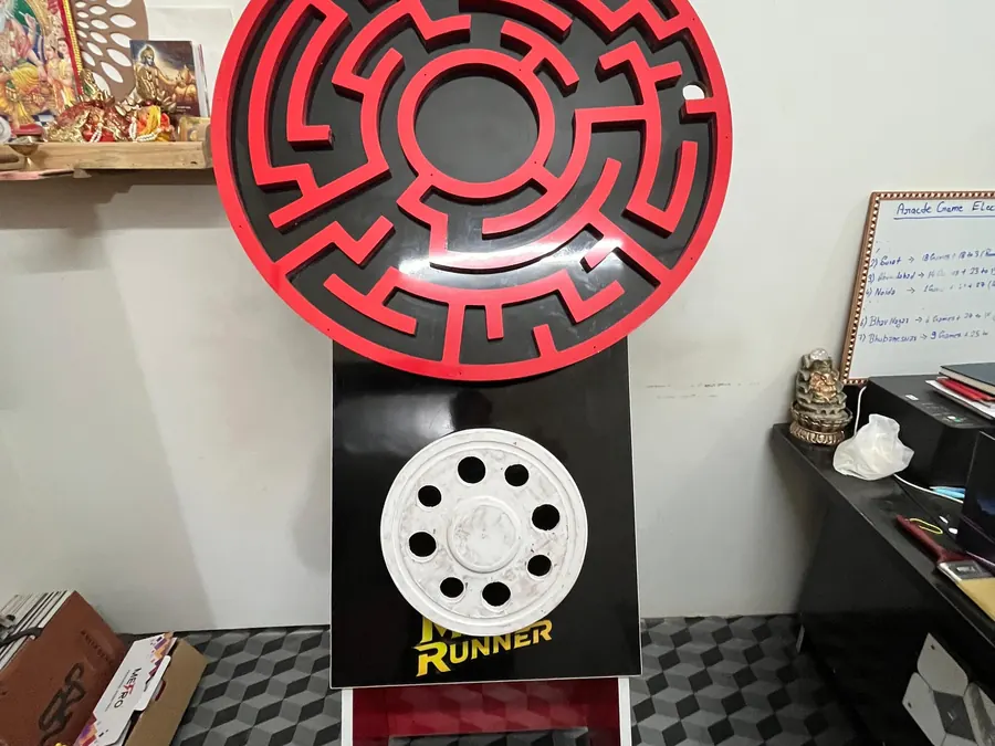 Wooden Games setup prepared for an event in Delhi