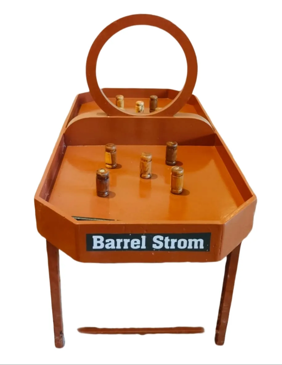 Barrel Storm wooden game setup for events in Gurgaon