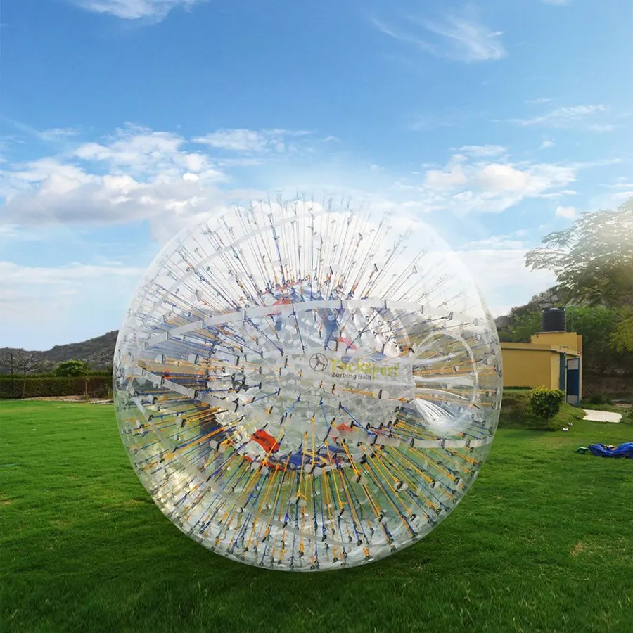 Zorbing Roller rental setup for parties and corporate events in Goa