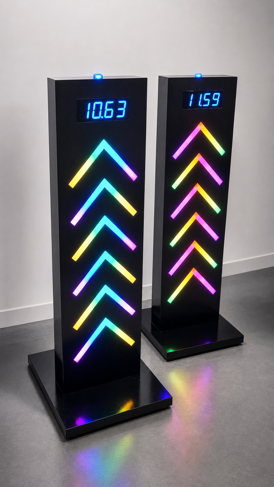 LED Stepper Run Challenge machines with digital scores for Gurgaon events
