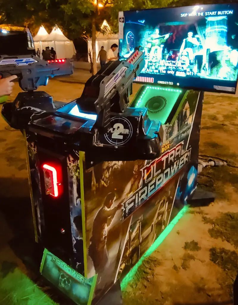 alien shooting arcade game on rent in delhi