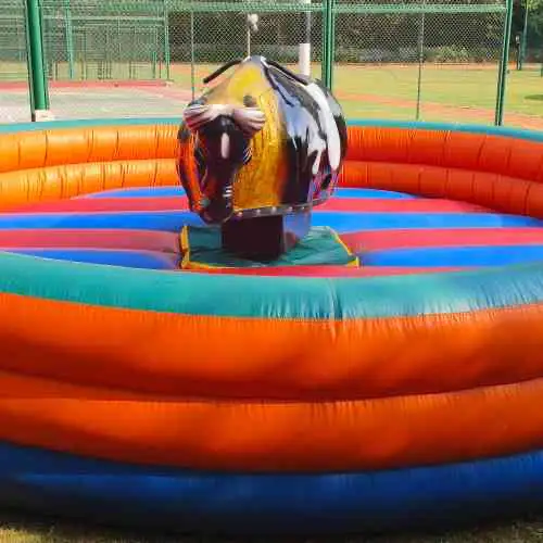 bull ride game, bull ride rental, mechanical bull, electric bull riding, bull machine ride, riding bull game, Gurgaon event rentals, party entertainment Gurgaon