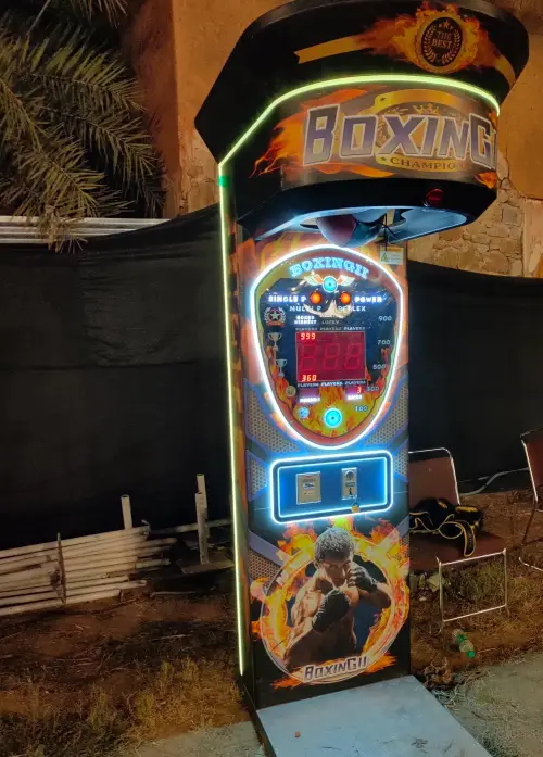 arcade game rental Gurgaon, power punch machine, punch strength machine, punch force machine, arcade punch rental, boxing game hire Gurgaon