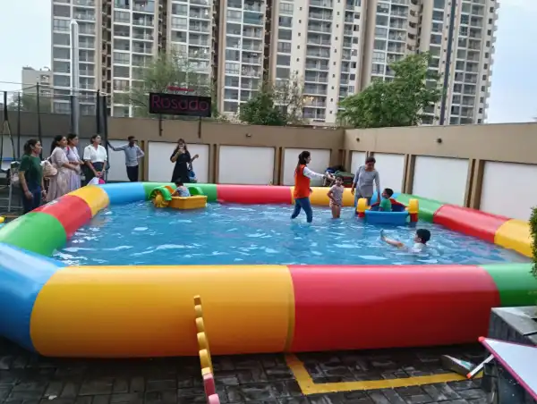 Water Pool Rental Delhi, Foam Machine Rental Delhi, Rain Dance Setup Delhi