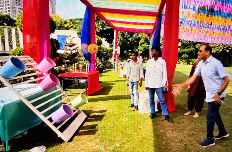 ball in the bucket game mumbai