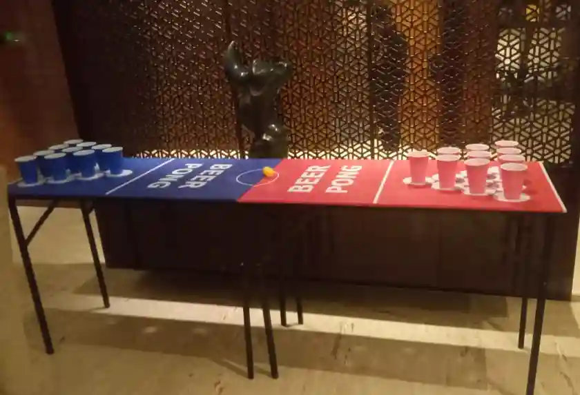 Beer Pong Table on rent in Mumbai for corporate events and parties